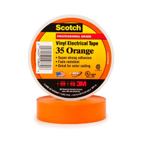 Изолента ПВХ оранжевая 19 мм х 20 м Scotch 35