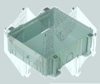 Монтажная коробка для заливки в бетон под лючок SF 3 модуля